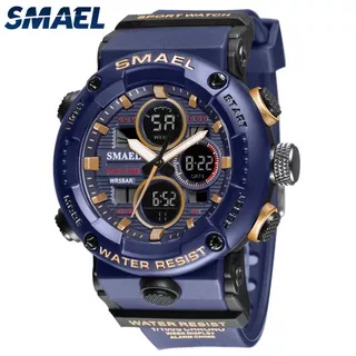 SMAEL Olahraga Militer Jam Tangan Tahan Air LED Elektronik  Jam Pria Wrist Watch 8038
