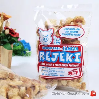 Rambak / Krupuk Kulit Babi Samcam cap Rejeki 150gr