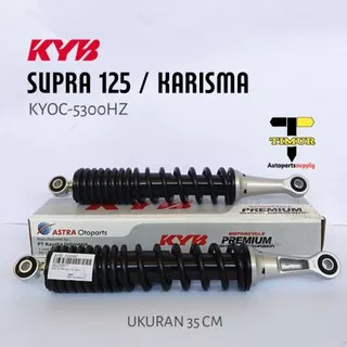 SHOCKBREAKER BELAKANG MOTOR SUPRA 125 / KARISMA MERK KAYABA KYOC-5300HZ HITAM