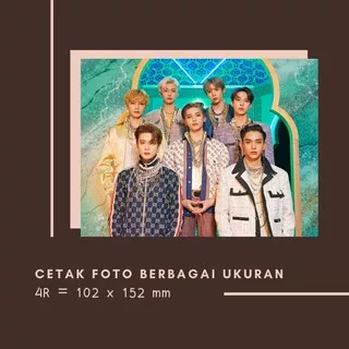 Cetak Foto 4R / Bias KPOP / Foto Keluarga / Foto Prewedding Wedding / Custom Murah