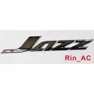 Emblem Logo tulisan Jazz Chrome Mobil Honda Jazz RS S GE8 2008 2009 2010 2011 2012 2013 I-VTEC IVTEC