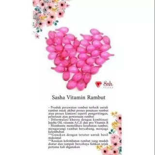 Sasha vitamin Rambut original/vitamin rambut sasha/sasha vitamin/vitamin rambut rusak rontok kering