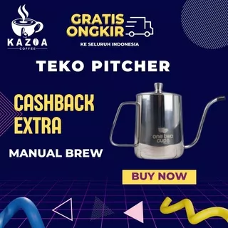 Peralatan Dapur Coffee Maker Teko Pitcher Kopi Teh Alat Kopi Manual Stainless Steel - AA0052 Kazoa Coffee