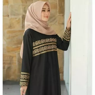 Others Dress Wanita / Abaya Terbaru / Gamis Wanita Muslimah / Gamis Bordir Anisa/Dress Simpel elegan