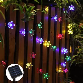 TGB Lampu LED String Bunga Tenaga Surya Lampu Hiasan Taman Outdoor