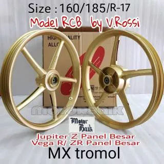 Velg pelek racing SANCA model Rcb Satria fu Jupiter mx old mx double disc Jup fizr vario beat scoopy ROSSI