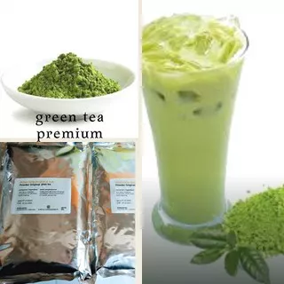 Green Tea Powder Premium Kemasan 1 Kg Unt Kue dan Minuman - Bubuk Matcha Green Tea Premium Quality