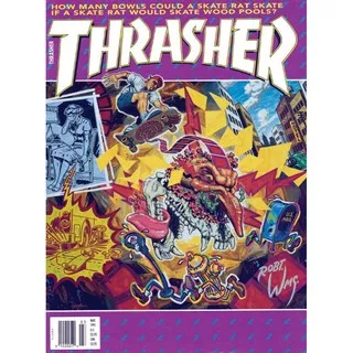 Poster Dinding Aesthetic Poster Underground Hiphop Music Rock n Roll Fenomenal majalah Thrasher