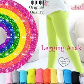 CELANA LEGING LEGGING | ANAK PEREMPUAN CEWEK | UMUR 1 2 3 4 5 TAHUN | FASHION ANAK CEWEK CELANA PANJANG | BAHAN SPANDEK JERSEY SCUBA | POLOS WARNA WARNI | SIZE S M L XL | CELANA LEGGING ANAK PEREMPUAN | CELANA KAOS | LEGING PANJANG CEWEK