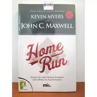 Buku Home Run - John C. Maxwell Original Segel Baru