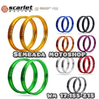 Velg ring 17 WM lebar 185 215 Scarlet Velg almu rim 17 185 215 36H