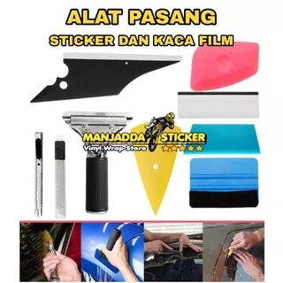 ALAT PASANG STIKER MOTOR / RAKEL STIKER KACA FILM