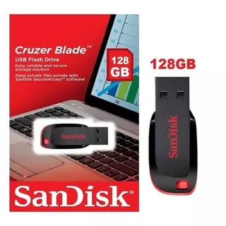 Flashdisk / Flash Drive / USB Sandisk Cruzer Blade-CZ50 - 4GB / 8GB / 16GB / 32GB / 64GB / 128GB