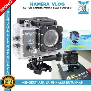 Paket Kamera Vlog Action Camera Kogan Kamera Sport Full Hd 1080p Banyak Bonusnya Terbaru