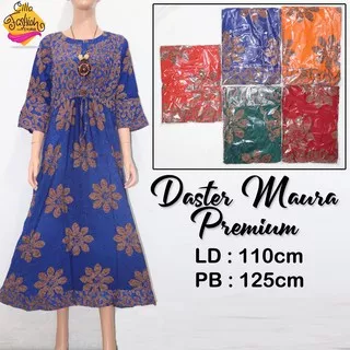 Daster Maura Batik Cap Premium Lengan 3/4 / Daster Bumil / Baju Tidur Wanita
