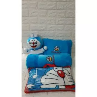 Paket Bantal Guling Boneka Doraemon SNI Murah