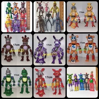 FNAF Five Nights At Freddys Nightmare Foxy Chica Freddy Puppet Bonnie