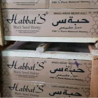 Habbats Black Seed Honey Mesir | Madu Arab Murni Nektar Habbatussauda | Madu Jinten ( Madu Habbat )