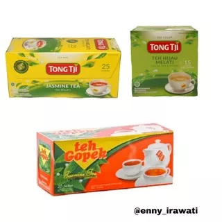 Teh Tong Tji, Teh Gopek, Tong Tji Green Tea (Jasmine Tea) Teh Celup