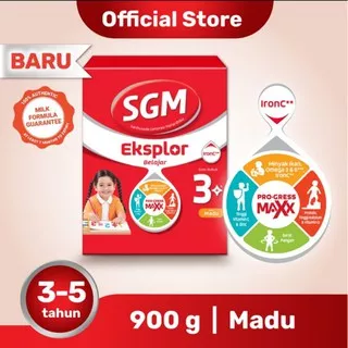 SGM Eksplor 3+ 5+ Madu Vanila Cokelat 900gr