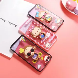 Casing Lucu OPPO F1S With Finger Ring Stand Holder Cute Hard Case
