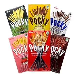 Pocky Greentea / Chocolate / Strawberry / Choco Banana / Cookies Cream / Colourful