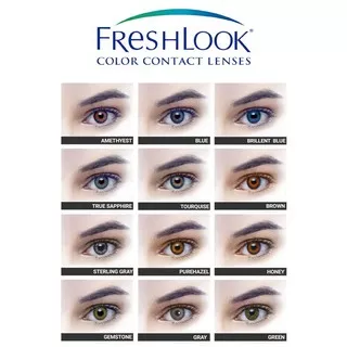 SOFTLENS FRESH LOOK  MONTHLY WARNA