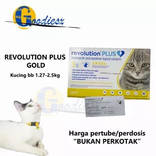 Revolution Plus Gold Obat Kutu Kucing 0,25ml pertube/perdosis/per-ampul