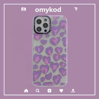 Leopard Casing for Samsung Galaxy S21 Ultra S20 S10 S9 Plus S20 FE Note 20 10 Lite 20 Ultra Phone Case Clear Soft Fashion Purple Protective Back Cover