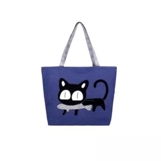 Tote bag tas jinjing serbaguna/ goody bag motif kucing