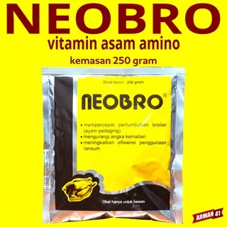 Vitamin Asam Amino Penggemuk Ayam Unggas - NEOBRO - 250 gr MEDION