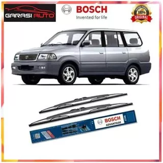 READY STOCK WIPER KARET KACA DEPAN MOBIL KIJANG KAPSUL LGX ORIGINAL BOSCH 2PCS