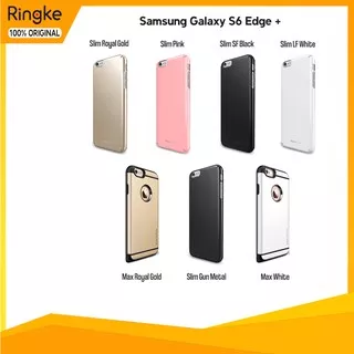 Ringke Casing Samsung Galaxy S6 Edge Plus Fusion Slim Max Flex Softcase Tahan Banting Military Armor