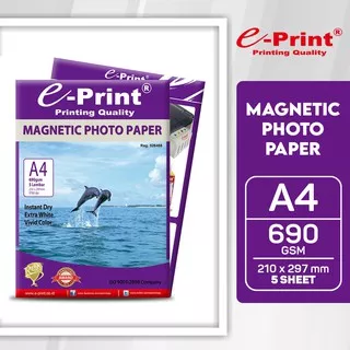 e-Print Magnetic Photo Paper A4 690 GSM