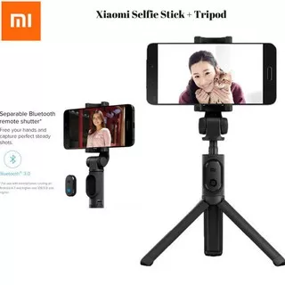 Tongkat Selfie Stick Stik Tongsis Tripod Mi Xiaomi Bluetooth Original Termurah