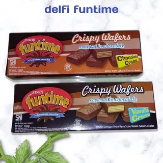 Delfi Funtime crispy Wafer Cokelat 100g