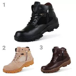 sepatu boots pria crocodile delta mgnum proyek safety sleting original