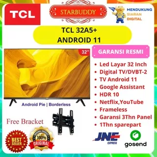 TV LED TCL 32A5+ SMART ANDROID 11.0 - DIGITAL TV