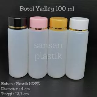 Botol Yadley 100 ml / Botol Yardley 100ml / Botol Toner 100 ml / Botol Sabun