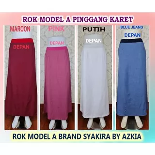 Rok Kerja Model A Full Karet-Rok Wanita-Rok Kantor-Rok Kerja-Rok Kuliah-Rok A 2021