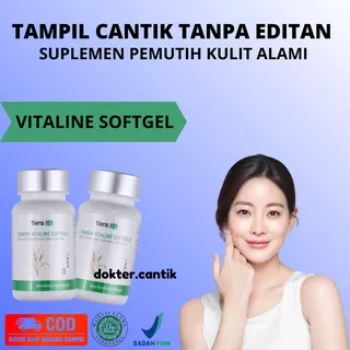 Pemutih badan dan wajah permanen alami bpom Vitaline Tiens Vitamin jerawat suplemen pemutih kulit