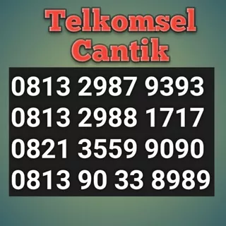 Perdana Telkomsel,  Nomor Cantik Telkomsel Bebas pilih Nomor