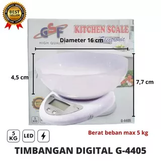 Timbangan Digital G-4405 / Timbangan Sayur / Timbangan Gsf