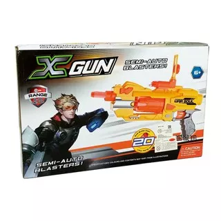 Mainan Anak - Pistol Senapan Soft Bullet Xgun Semi Auto Blaster Gun 7003