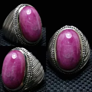 CINCIN BATU RUBY CRYSTAL ASLI 100% NATURAL KUALITAS SUPER ISTIMEWA