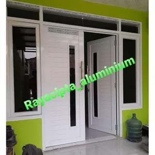 Pintu aluminium jendela kaca