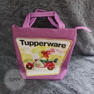 (KADO MEWAH) Tas Miss Belle Kitbag Ungu Tupperware Original TERMURAH