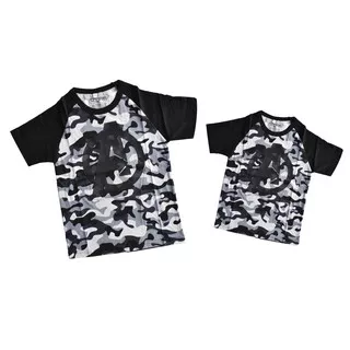 Azura Superheroes Labs Ragshort Anak Avg Logo Sisir Piramid Hitam Camo White