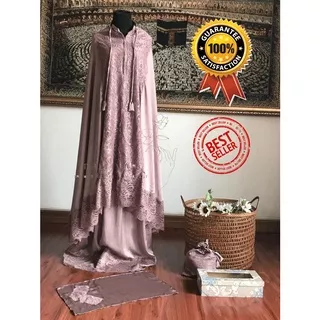 Mukena Dewasa Zara Silk Premium Armany Silk Premium Katun Silk Premium 2 in 1 Kombinasi Renda Jepang