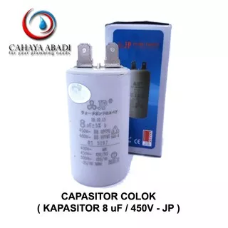 GROSIR - KAPASITOR COLOK - 8 UF -450V - CAPASITOR - JP